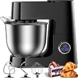 Yumystori Stand Mixer, 12 Speed 6.5 Quart Tilt-Head Kitchen Electric Food Mixer with Beater, Dough Hook and Wire Whip