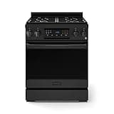 30 Inch Professional Liquid Propane with Precision Knob Control in Black