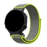 FVBBVCKAA Nylon Loop Watchband Fit For Garmin Forerunner 735XT Wristband Watch Band For Forerunner 735 220 230 235 620 630 Bracelet Strap(Bright Yellow)