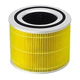 Air Purifier Filter Purifier Replacement Filter Activated Carbon Filtration System,compatible For Levoit,300 Air Purifier(Yellow)
