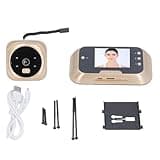 Peephole Camera Doorbell with 3.7 Inch Screen, 1050mAh Battery, 120° Wide Angle, Infrared Night Vision, Outdoor Unit for Apartment Security