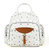 Floral Diaper Bag Backpack Travel Baby Bag for Mom Diaper Purses for Women