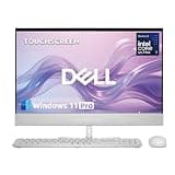 Dell 24" Touchscreen All-in-One Desktop Computer - Core Ultra 7 AI PC for Business & Creative Professionals, 64GB DDR5 RAM, 1TB SSD, Win11 Pro, Bluetooth 6.0, WiFi 7, 24'' FHD Anti-Glare Display