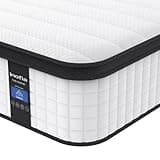 Inofia Twin XL Size Mattress, 14 inch Hybrid Twin XL Mattress in A Box,Ultra Comfort Memory Foam Layer, Medium Feels, Cooling Breathable Cover,Low Motion Transfer Supports for Any Sleep Position