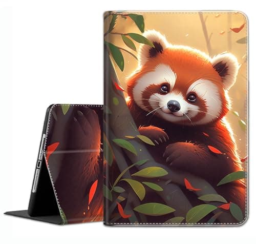 Case for Samsung Galaxy Tab S10 Plus 2024/ S9 Plus/ S9 FE Plus 5G 12.4 Inch 2023 - Slim Fit Standing Cover with Auto Sleep/Wake for Galaxy Tablet S10+ 12.4 Inch ,Cute Raccoon