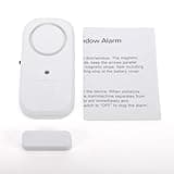 Aolidsive Smart Wireless Door Alarm, ABS Door and Window Alarms with 125dB Magnetic Sensor, Battery Operated 5 Pack, Easy Install for Home Office Apartment Garage Pool