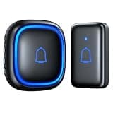 ONMYJFD Doorbell IP66 Waterproof 1000ft House Door Bell 56 Chimes Mute Mode Home Welcome Receiver