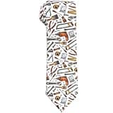 DORKEIXIA Construction Tools Woodworking Drill Screwdriver Work Tools Men'S Novelty Tie Necktie Neckties For Mens Wedding Party Work Casual Holiday Party Gifts