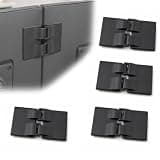 Monitor Alignment Connectors, Adhesive Screen Hinge Clips Desk Setup,3