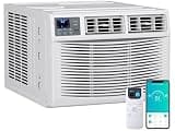 23200 BTU Smart WiFi Window AC with Heat, 4-in-1 Cool Heat Dehumidifier Fan Combo, App & Remote Control, Fits Large Bedroom Apartment Living Room Up to 1500 Sq. ft