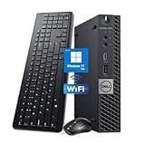 Dell Optiplex 7070 MFF Micro Desktop Computer, Mini PC Intel Core 9th Gen Processor, 8GB RAM, 256GB SSD, 4K Supported, WiFi, Win11 pro (Renewed)