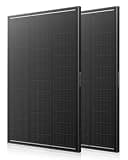 ECOBOSS 12v 200w solar panel, 2 Pack 100W Solar Panels, N-Type 16BB 12 Volt Solar Panel with 25.6% Conversion Efficiency, Monocrystalline Modules for RV Power Systems, Marine, Cabins & Off-Grid system