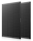 ECOBOSS 12v 200w solar panel, 2 Pack 100W Solar Panels, N-Type 16BB 12 Volt Solar Panel with 25.6% Conversion Efficiency, Monocrystalline Modules for RV Power Systems, Marine, Cabins & Off-Grid system