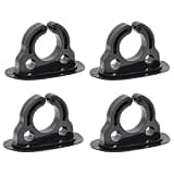 YS0911 4 Pcs Paddle Holder Kayak Oar Holder Plastic Paddle Clips Inflatable Boats Paddle Holder Clip Oar Keeper Easy to Install Paddle Holder Keeper