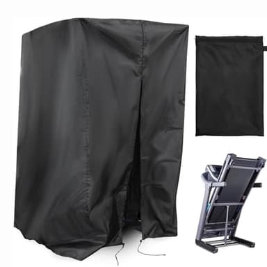IFTYHXYHN Heavy Duty Treadmill Cover for Yagud Portable Under Desk Walking Pad, Indoor Outdoor Treadmill Dust Cover Water Resistant Tear Resistant Running Machine Cover,B Foldable