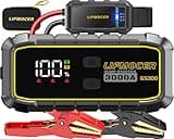 GS300 Car Jump Starter,3000A Portable Battery Jumper Starter for Up to 10.0L Gas & 8.0L Diesel Engines,59.2WH 12V Jump Box with Storage Case,USB Quick Charge,LCD Display,for Cars,Motorcycles,Trucks