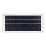 Omquot 12W Polycrystalline Silicon Solar Panel Kit with 10A Waterproof Charge Controller for Outdoor Activities Travel Camping