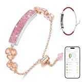 Irondance Smart Bracelet for Women with 2 Bands – Stylish Fitness Trackers for 24/7 Activity Heartbeat, Rhythm & Recovery, and Sleep Tracking, 24H Activity Tracker for Birthday Gifts, Flower