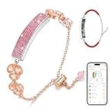 Irondance Smart Bracelet for Women with 2 Bands – Stylish Fitness Trackers for 24/7 Activity Heartbeat, Rhythm & Recovery, and Sleep Tracking, 24H Activity Tracker for Birthday Gifts, Flower