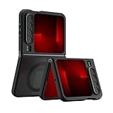 Kukoufey Compatible with Huawei Pura X Case Cover,Compatible with MagSafe,Compatible with Huawei Pura X VDE-AL10 Built-in Magnetic Anti-Shock Cell Phone Case Black