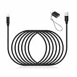 weishan USB C Cable for Elgato 4K S, 4K X, HD60 S+, HD60 X Game Capture Card & Wave 3, XLR Condenser Mic - Super Fast Charging Cable with Adapter, 6.6ft Long