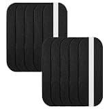 10 Pcs Ceiling Fan Pads for Blades, 9.8 x 3.5 x 0.4 in 25 x 9 x 1 cm Activated Carbon Pads, Trim to Fit, Helps Reduce Odors, Smoke, Dust and Pollen, for a Fresher Room