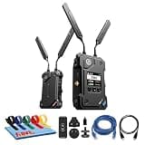 Hollyland Cosmo C2 Wireless Video Transmission System, HDMI SDI Transmitter and Receiver Kit, 3000ft Range, 1080p60, RTMP NDI HX Streaming Bundle