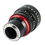 DSLR Camera Lens, FF Prime Cine Lens 24mm T2.1 Full Frame Cinema Cameras PL/EF/E/RF,Compatible for Canon C700 C500II Sony FX3 FX2(RF)
