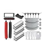 Compatible with Roborock S8 MaxV Ultra Robot Vacuum Cleaner Accessories Mop Choth Vacuum Bags Side Brush Filter Replaceable Spare Parts(30PCS)