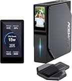 ACEMAGIC N100 S1 Mini PC Computer with DIY LCD Screen, 16GB DDR4 512GB M.2 SSD Mini Tower PC, WiFi 6/BT 4.2/4K UHD/Dual LAN Black