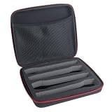 Portable Storage Bag for Microphone 4-Slot Mic Organiser Box Shock Travel Carrying Case Container