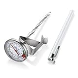KT THERMO Instand Read 2-Inch Dial Thermometer,Best for The Coffee Drinks,Chocolate Milk Foam
