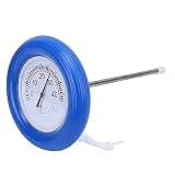 Floating Pool Thermometer, Large Round Head Water Thermometer with Dial for Outdoor Indoor Swimming Pools Spas Hot Tubs Aquariums Fish Ponds