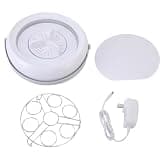 TOPINCN Portable Dishwasher, 5L Countertop Dishwasher Portable Mini Dish Washer with Foldable Design for Small Kitchen Apartment Dorm (White)