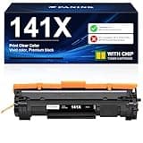 PANINK 141X Toner Cartridge Replacement for HP 141X W1410X 141A W1410A Black Toner Cateridge Compatible with HP M110w MFP M140w M139w Printer (1 Black,with Chip)