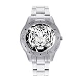 FekiLoot Watches for Men Big Face Stainless Steel Wristwatch Casual Watch