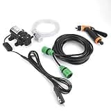Luqeeg 12V Electrical Car Wash Pump, Efficient Cleaning Kit, Household Water Cleaning Tool with High Pressure, Ideal for Car & Home