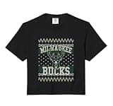 NBA Milwaukee Bucks Ugly Christmas Sweater Style Comfort Colors Crop Top