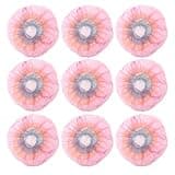 KOMBIUDA Fire Alarm Dust Covers Plastic 96pcs Disposable Elastic Round Protector with Dust Protection for Photoelectric Detector and Fire Sensor for Maintenance and Renovation Tasks