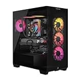 Corsair Vengeance a7500 Gaming PC – Liquid Cooled AMD Ryzen 5 9600X CPU – NVIDIA GeForce RTX 5060 GPU – 16GB Vengeance RGB DDR5 Memory – 1TB M.2 SSD – Black