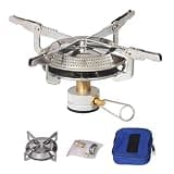 FINOTI Portable Windproof Camping Gas Stove Foldable Electronic Stove Head
