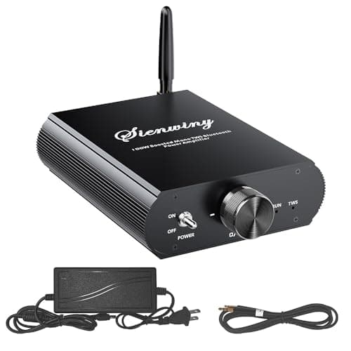 Hosyond 100W Bluetooth 5.3 Power Amplifier, TPA3116 Mono Audio Amp with TWS Pairing USB/AUX Input, for Home Theater/Speakers/Gaming