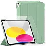 CACOE Case for iPad A16 11th/10th Generation(2025/2022) with Screen Protector 11/10.9 inch - Full Protective Tablet Cover for iPad 11/10 Gen, Light Green