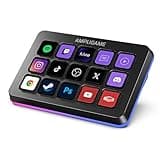 FIFINE AmpliGame Stream Controller with 15 Macro Keys, Streaming Keyboard with Trigger Actions in OBS/Twitch/YouTube/Streamlabs, Shortcut Buttons Keypad Works with Mac and PC-D6
