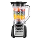 Ganiza Smoothie Blender, 1800W Peak Power Professional Countertop Blenders for Kitchen, 64oz Large Capacity Juice Pitcher with CentriFlow Ribs Patent, High-Speed Smoothie Maker for Ice/Frozen Fruit