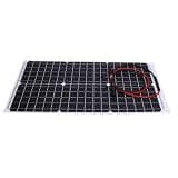 Aramox Panel, Semi Flexible Monocrystalline Silicon 18V Panel, IP65 Lightweight Portable Design, Easy Setup for Camping RV Greenhouse Shed Pet House Home