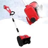Cordless Electric Snow Shovel, 21V Rechargeable Snow Blower, 12-Inch Snow Removal Tool with Quick Charger, Ideal for Driveways and Patios