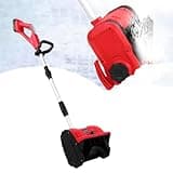 Cordless Electric Snow Shovel, 21V Rechargeable Snow Blower, 12-Inch Snow Removal Tool with Quick Charger, Ideal for Driveways and Patios