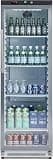 Full Size Upright Freezer, Photo Large Capacity Stick Deep Freezer with Flash Digital Temperature Control Drive & Quick-Freeze Function for Meat/Seafood Storage