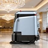 Commercial Floor Sweeping Robot Supporting Cross-Floor & Multi-Task Cleaning, Industrial Cleaning Robot with Cloud Remote Monitoring & Authority Management for Supermarket Daily Ground Scrubbing